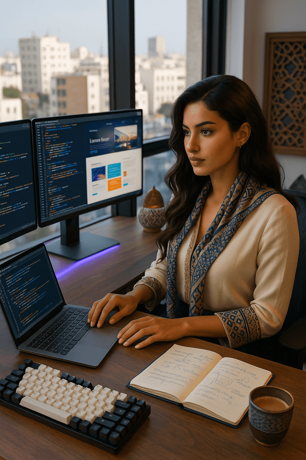 Espace de travail freelance