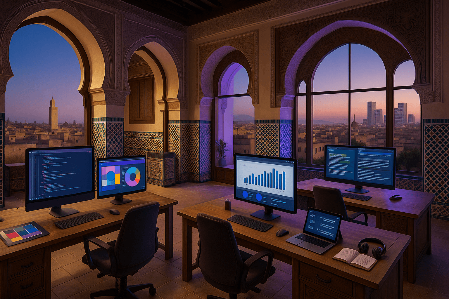 Freelance professionals collaborating